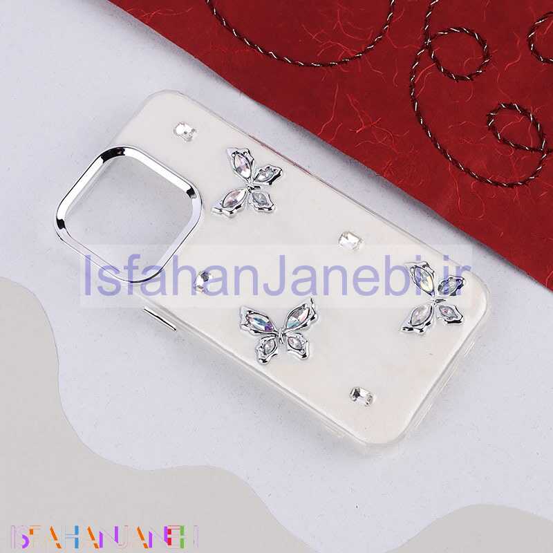 اصفهان جانبی-قاب اکلیلی Vip Max آیفون iPhone 13 Pro پروانه نگین دار