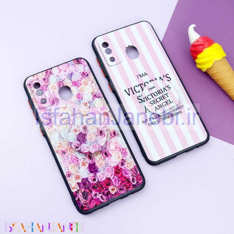 اصفهان جانبی-قاب فانتزی طرحدار دخترانه محافظ لنزدار + پاپ سوکت Samsung Galaxy A30 سری R