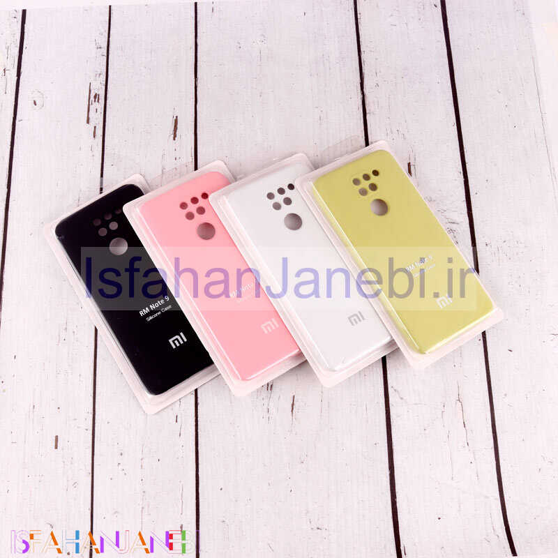 اصفهان جانبی-قاب سیلیکونی اصلی زیربسته شیائومی Redmi Note 9 محافظ لنزدار