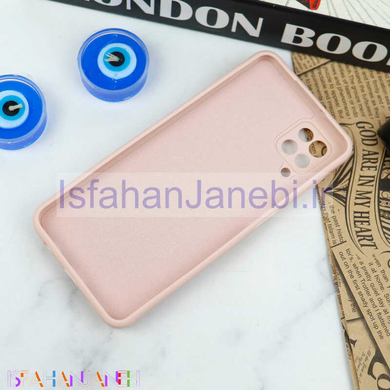 اصفهان جانبی-قاب سیلیکونی عروسکی محافظ لنزدار طرح خرسی صورتی Samsung Galaxy A12