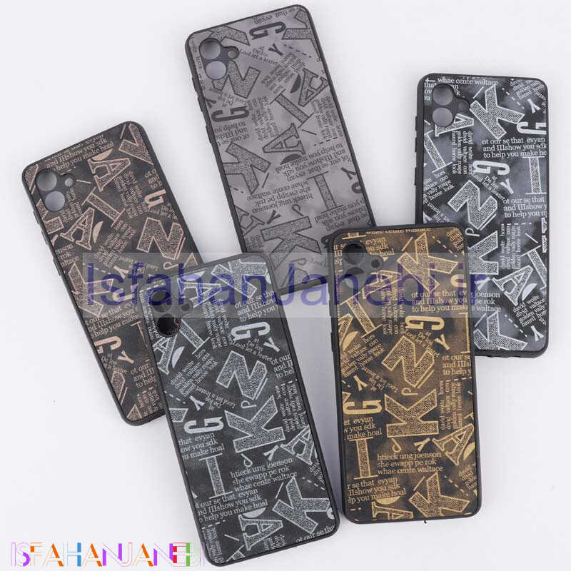 اصفهان جانبی-قاب PC سامسونگ Galaxy A04 محافظ لنزدار طرح لاتین