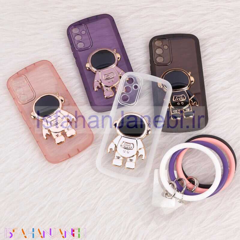 اصفهان جانبی-قاب استند آدمکی محافظ لنزدار + آویز دستی Samsung Galaxy A34