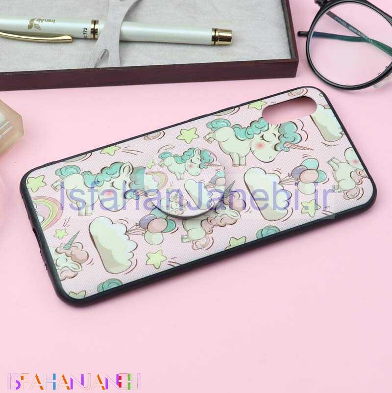 اصفهان جانبی-قاب فانتزی برجسته + پاپ سوکت کد8 شیائومی Redmi 9A