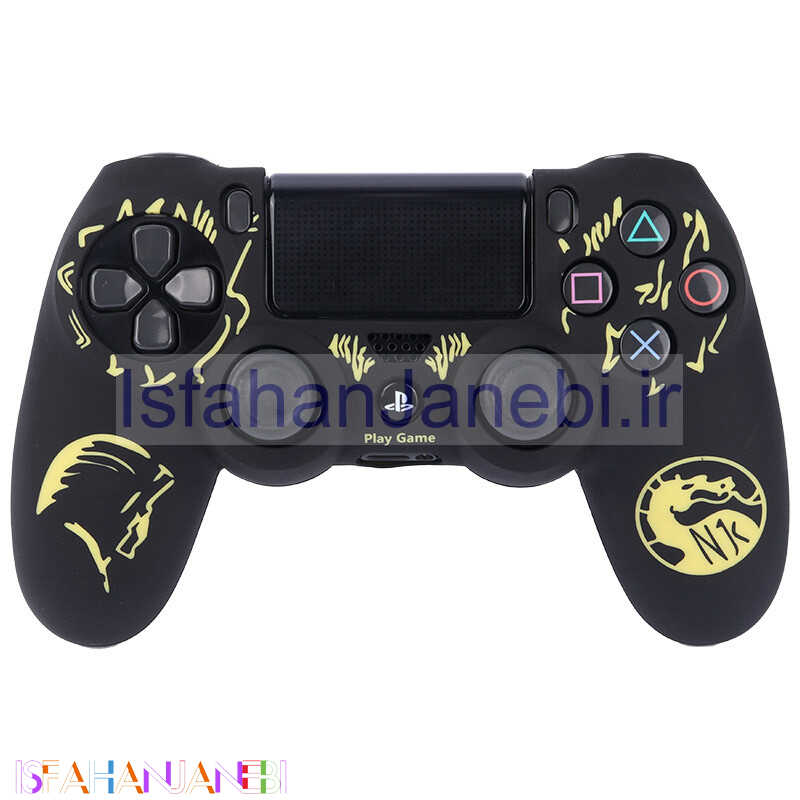 اصفهان جانبی-روکش دسته بازی PS4 طرح Dragon مشکی زرد