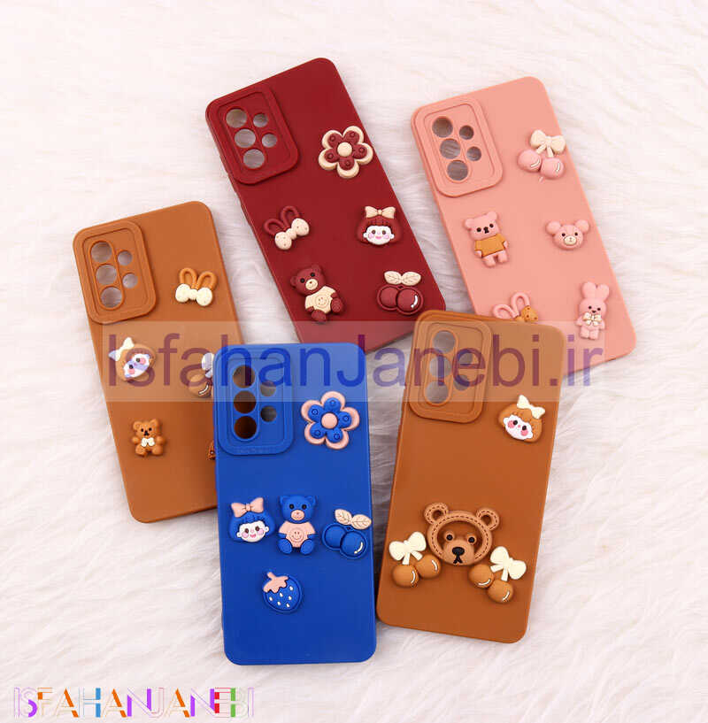 اصفهان جانبی-قاب فانتزی عروسکی Pro Camera محافظ لنزدار Samsung Galaxy A52 / A52s