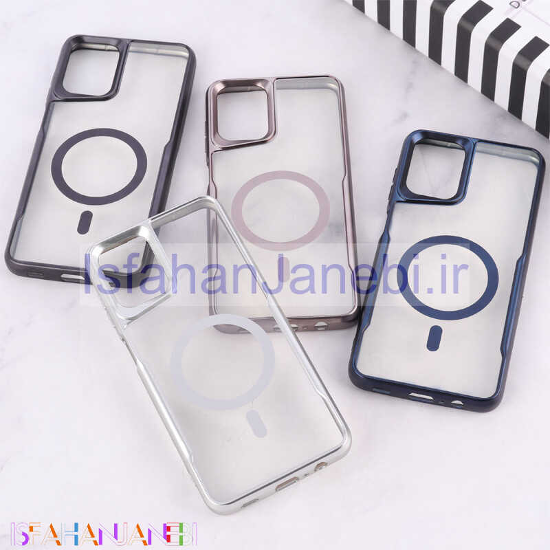 اصفهان جانبی-قاب شفاف سامسونگ Galaxy A12 / M12 طرح مگ سیف تیتانیوم