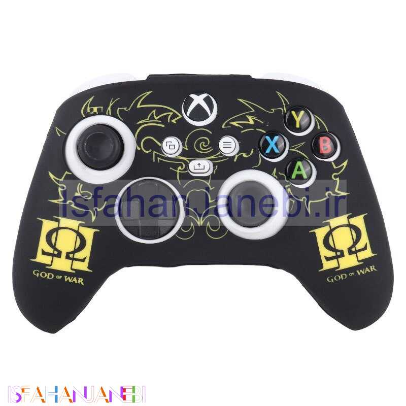 اصفهان جانبی-روکش دسته بازی Xbox X/S طرح God Of War Logo زرد