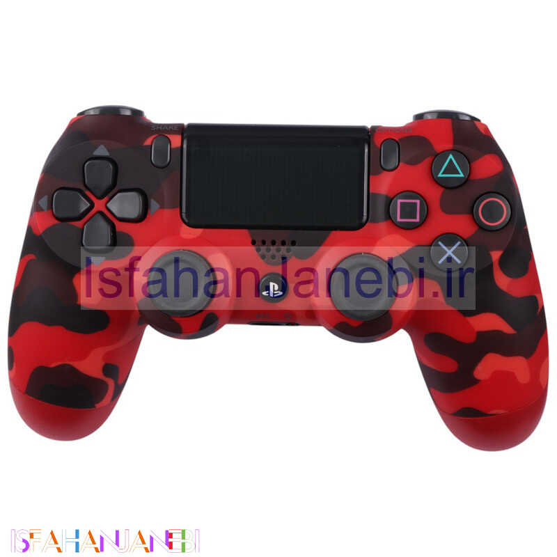 اصفهان جانبی-دسته بازی بی سیم SONY PlayStation 4 DualShock 4 High Copy قرمز ارتشی کد 2