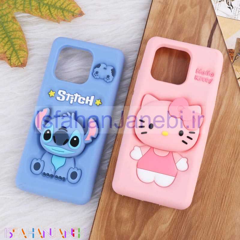 اصفهان جانبی-قاب سیلیکونی شیائومی Poco X6 Pro پاپ سوکت دار فانتزی برجسته