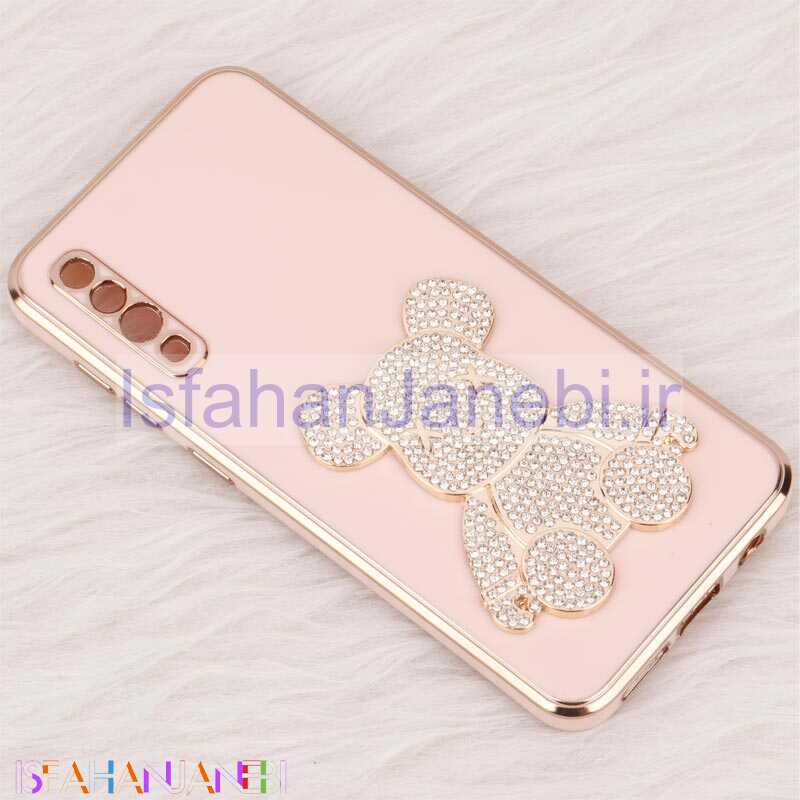 اصفهان جانبی-قاب My Case Power Bear نگین دار محافظ لنزدار Samsung Galaxy A50