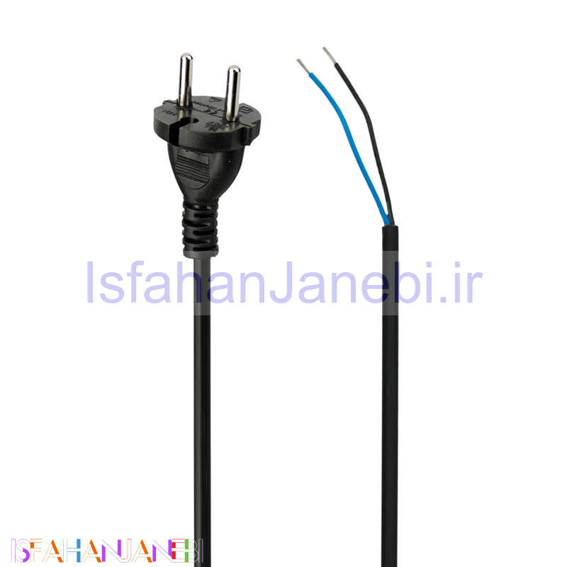اصفهان جانبی-کابل رابط دوشاخه دار 1*2 با طول 1٫8m