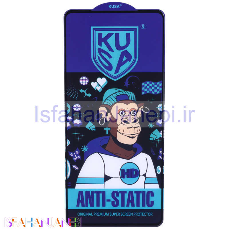 اصفهان جانبی-گلس آنتی استاتیک Kusa شیائومی Redmi Note 10 4G / 10s