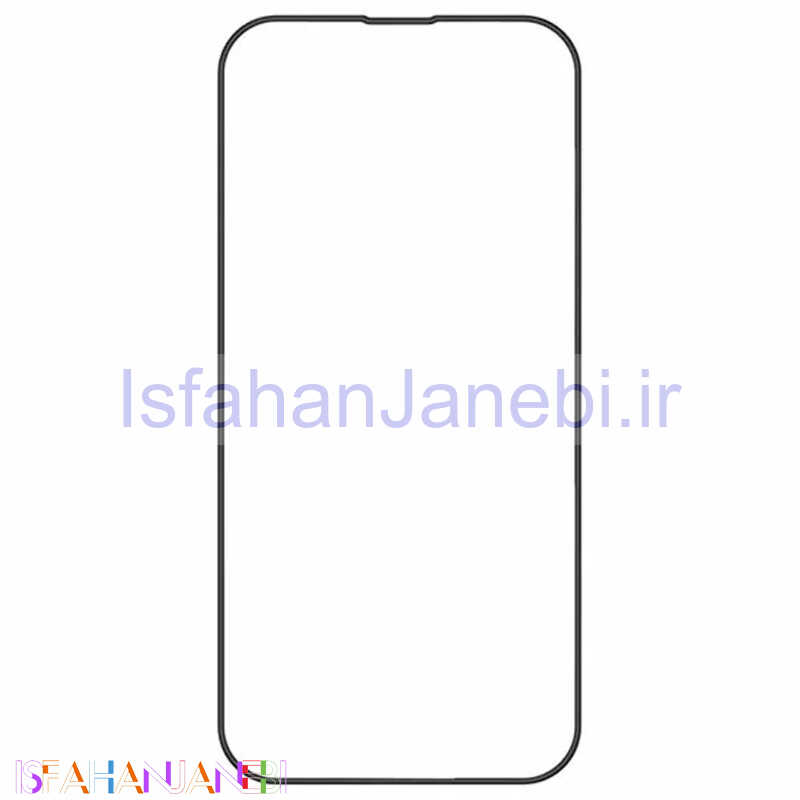 اصفهان جانبی-گلس تمام چسب +Green Lion Silicone آیفون iPhone 14 Plus / 13 Pro Max