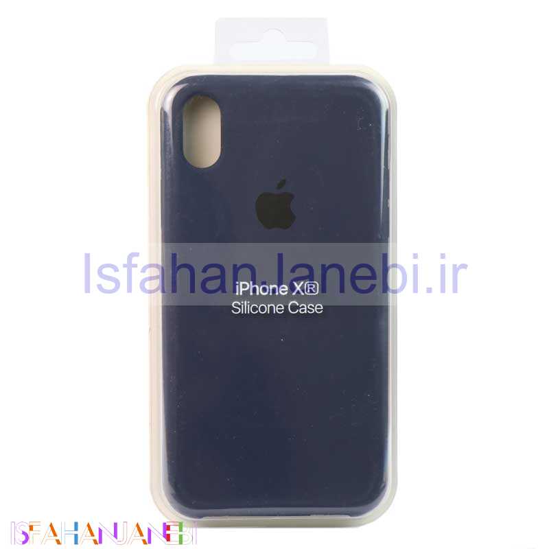 اصفهان جانبی-قاب سیلیکونی iPhone XR سرمه ای