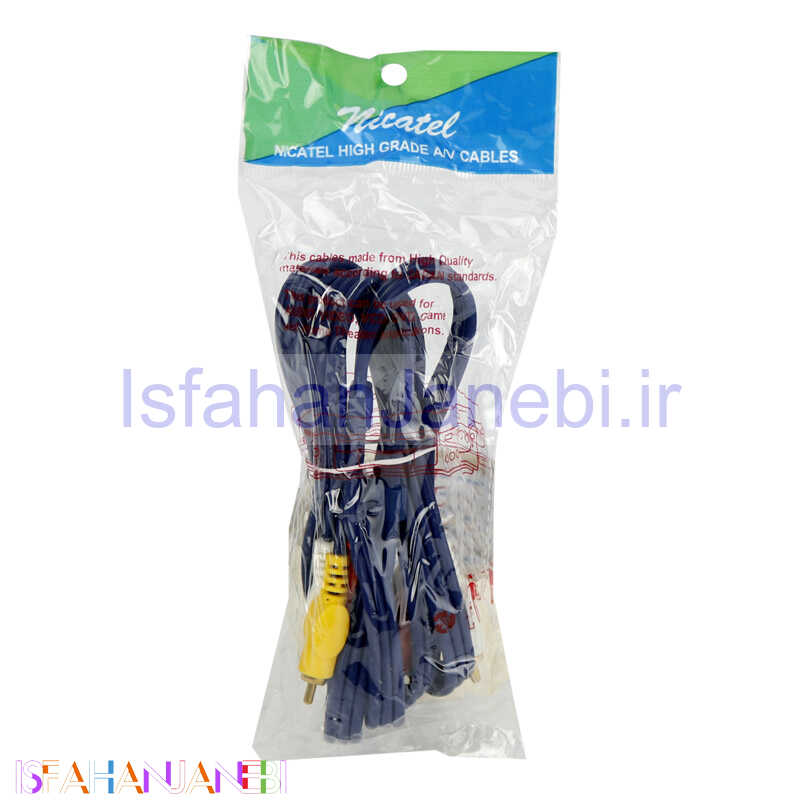 اصفهان جانبی-کابل 3 به 3 Nicatel AV RCA 1.7m