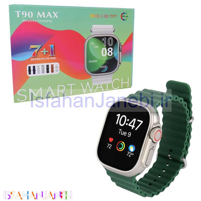 اصفهان جانبی-ساعت هوشمند T90 Max 49mm