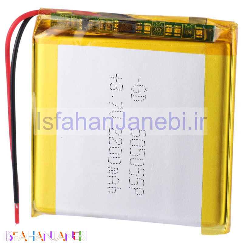 اصفهان جانبی-باتری لیتیوم 2200mAh 49*48*3 505055