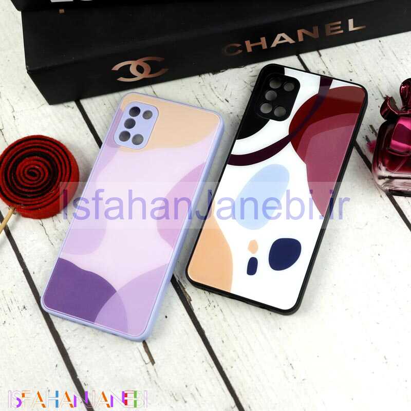 اصفهان جانبی-قاب طرحدار پشت گلسی محافظ لنزدار Samsung Galaxy A31