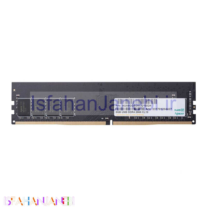 اصفهان جانبی-رم کامپیوتر اپیسر DDR4 8GB Single 2666Mhz CL19