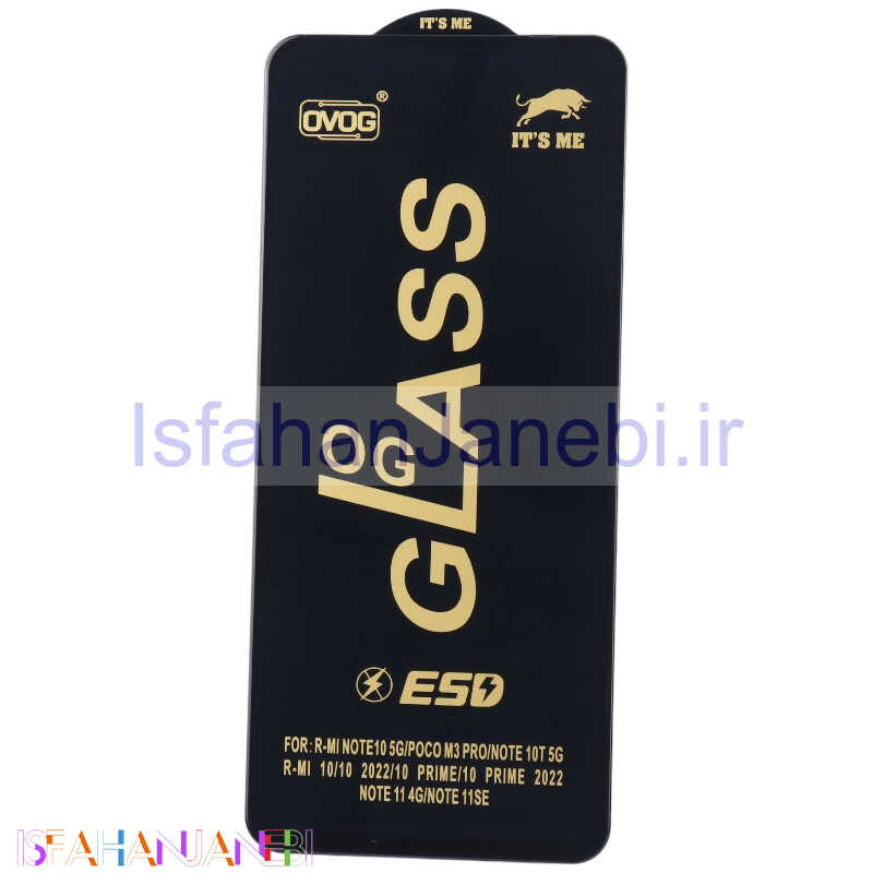 اصفهان جانبی-گلس آنتی استاتیک OG It's Me شیائومی Redmi 10 / Redmi 10 Prime / Redmi Note 11 4G