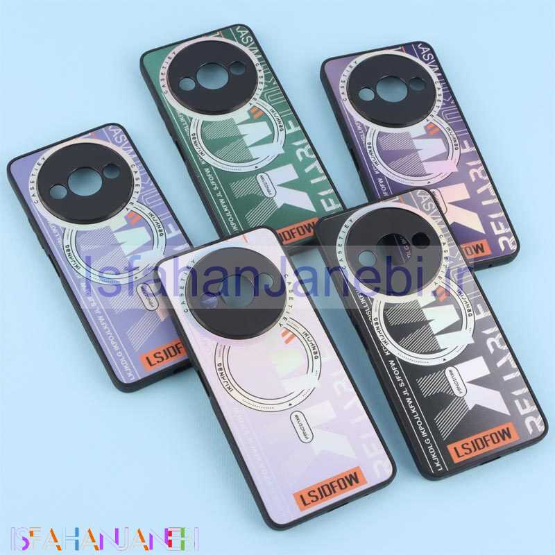اصفهان جانبی-قاب PC مگ سیف طرح دار MWK محافظ لنزدار Xiaomi Redmi A3 / A3X