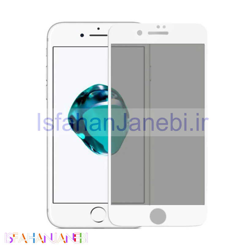 اصفهان جانبی-گلس فول تمام صفحه مات iPhone 7/8/SE 2020 سفید