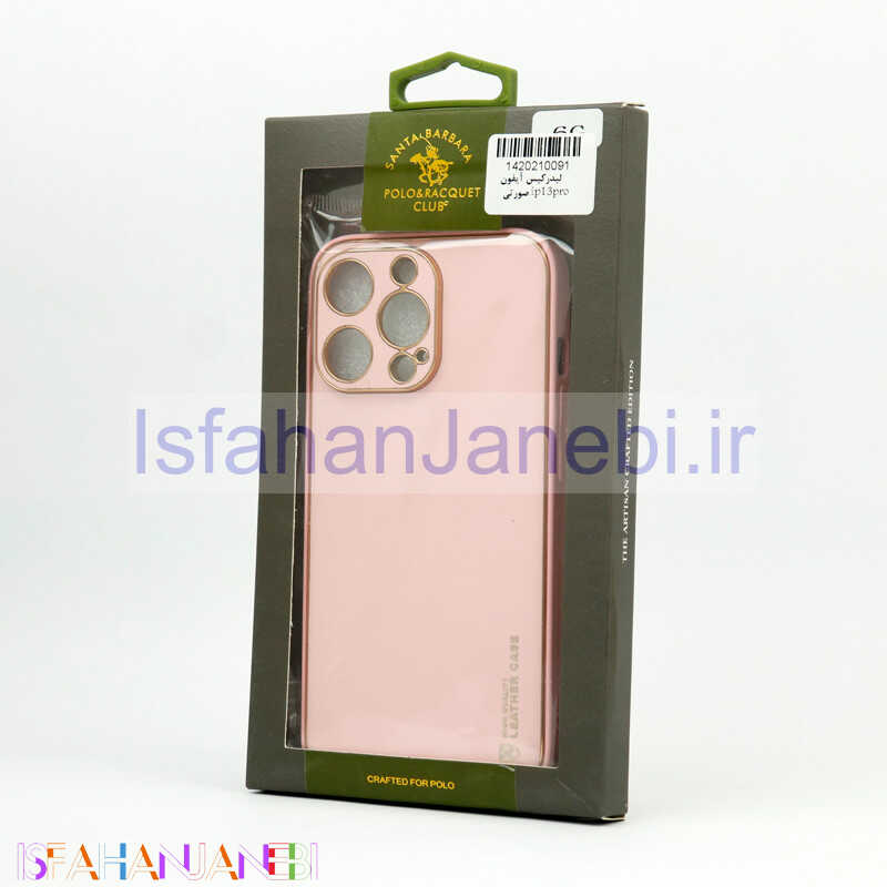 اصفهان جانبی-قاب چرمی Leather Case محافظ لنزدار iPhone 13 Pro