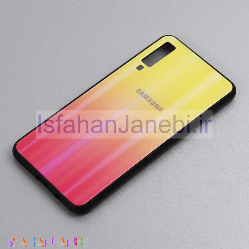 اصفهان جانبی-قاب لیزری پشت گلسی Samsung A7 2018 کد5 سری B