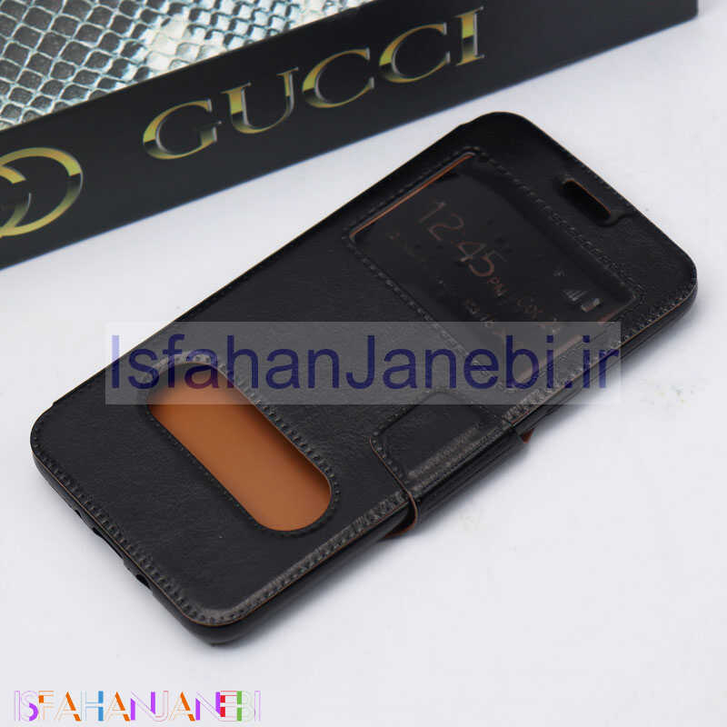 اصفهان جانبی-کیف کلاسوری چرمی Samsung J7 2016 مشکی
