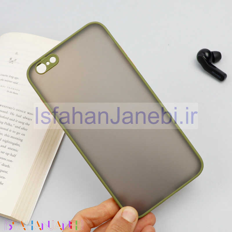 اصفهان جانبی-قاب PC مات محافظ لنز دار iPhone 6 Plus / 6s Plus