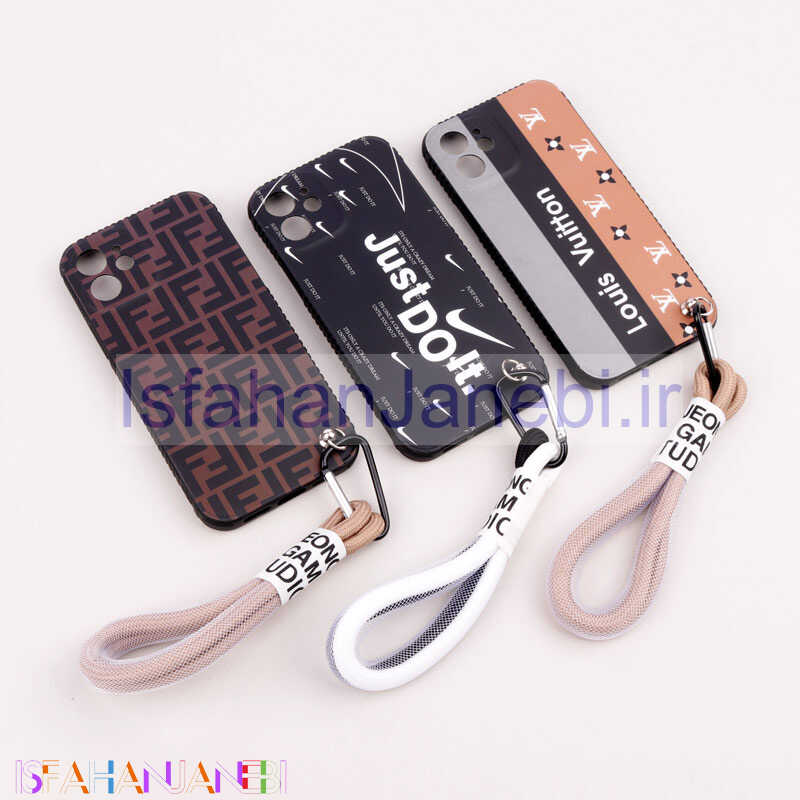اصفهان جانبی-قاب طرحدار محافظ لنزدار + بند آویز لنیارد iPhone 12