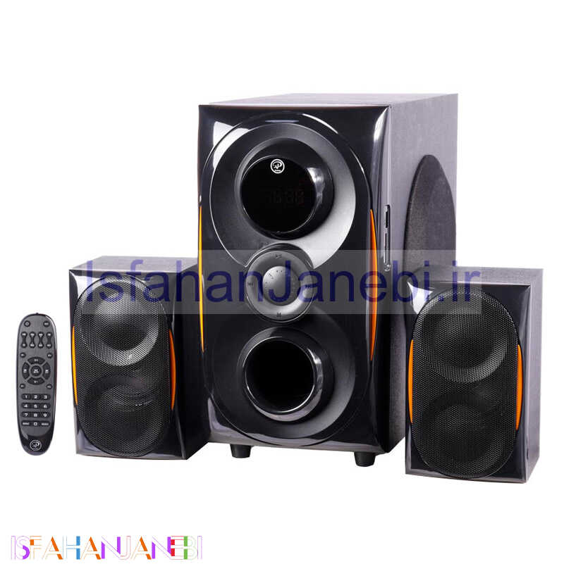 اصفهان جانبی-اسپیکر بلوتوثی رم و فلش خور XP XP-AC705E + ریموت کنترل