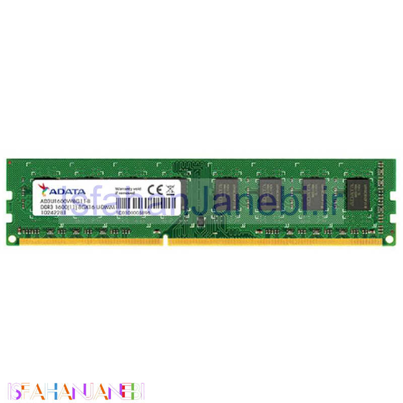 اصفهان جانبی-رم کامپیوتر Adata Premier DDR3 8GB 1600MHz CL11 Single