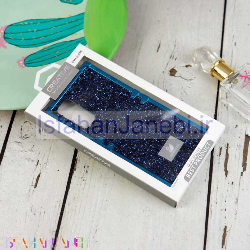اصفهان جانبی-قاب شاینی Swarovski صندوقی Samsung Galaxy S20 FE