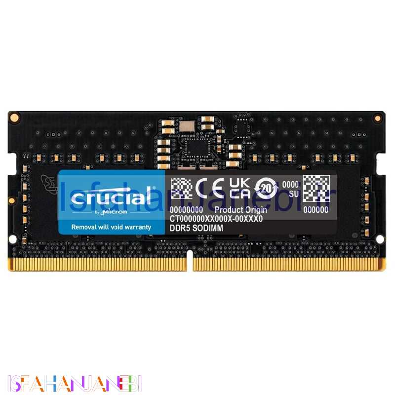 اصفهان جانبی-رم لپ تاپ Crucial DDR5 16GB 5600MHz CL46
