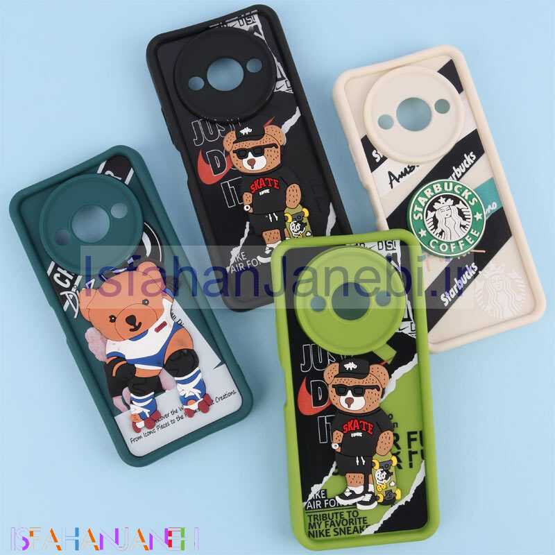 اصفهان جانبی-قاب سولید شیائومی Redmi A3 / A3X برجسته محافظ لنزدار