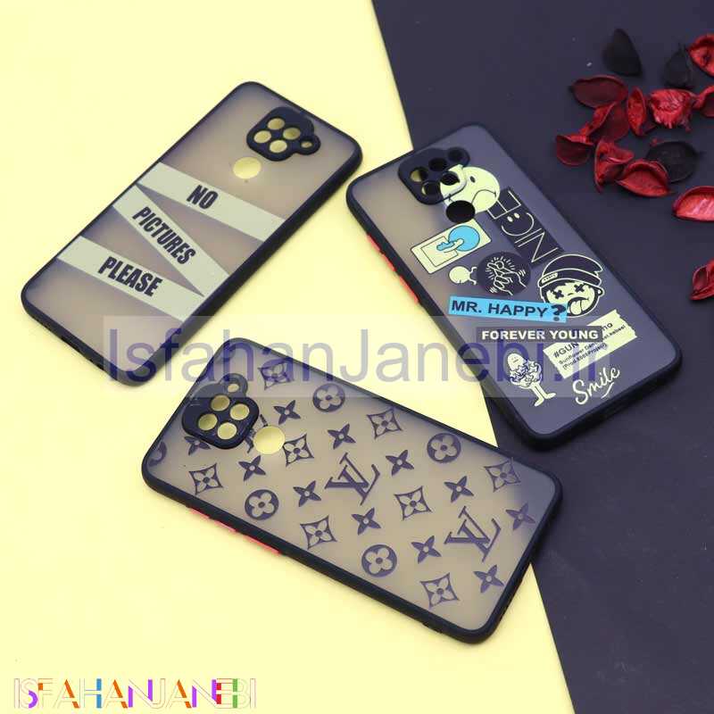 اصفهان جانبی-قاب PC مات طرحدار Xiaomi Redmi Note 9 کد4