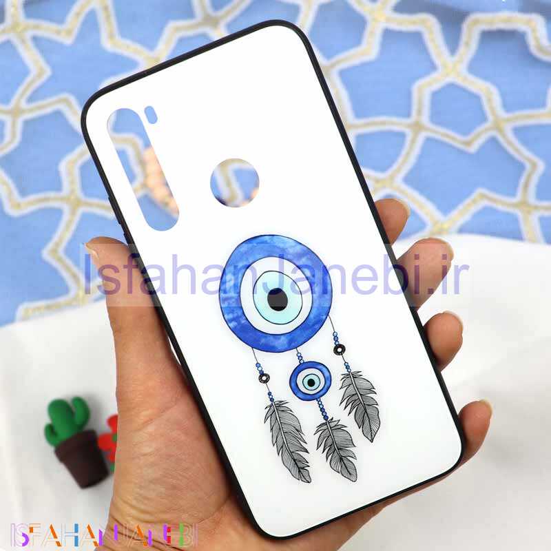 اصفهان جانبی-قاب پشت گلسی طرح چشم و نظر Xiaomi Redmi Note 8
