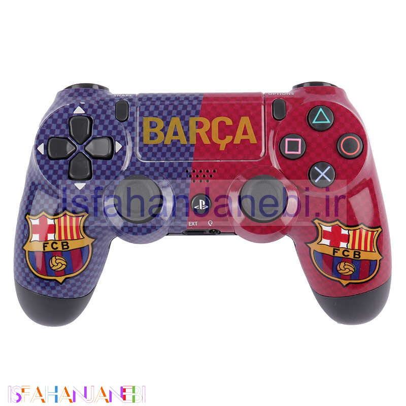 اصفهان جانبی-دسته بازی بی سیم SONY PlayStation 4 DualShock 4 High Copy طرح Barcelona