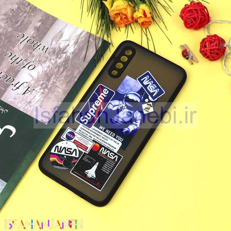 اصفهان جانبی-قاب PC مات محافظ لنزدار طرحدار NASA سامسونگ A70
