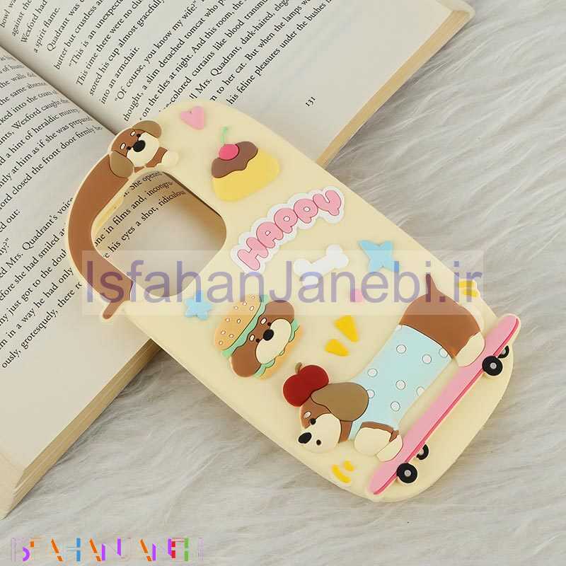 اصفهان جانبی-قاب سیلیکونی آیفون iPhone 14 Pro طرح سگ اسکیت سوار