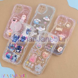 اصفهان جانبی-قاب شاینی سامسونگ Galaxy A12 / M12 عروسکی محافظ لنزدار