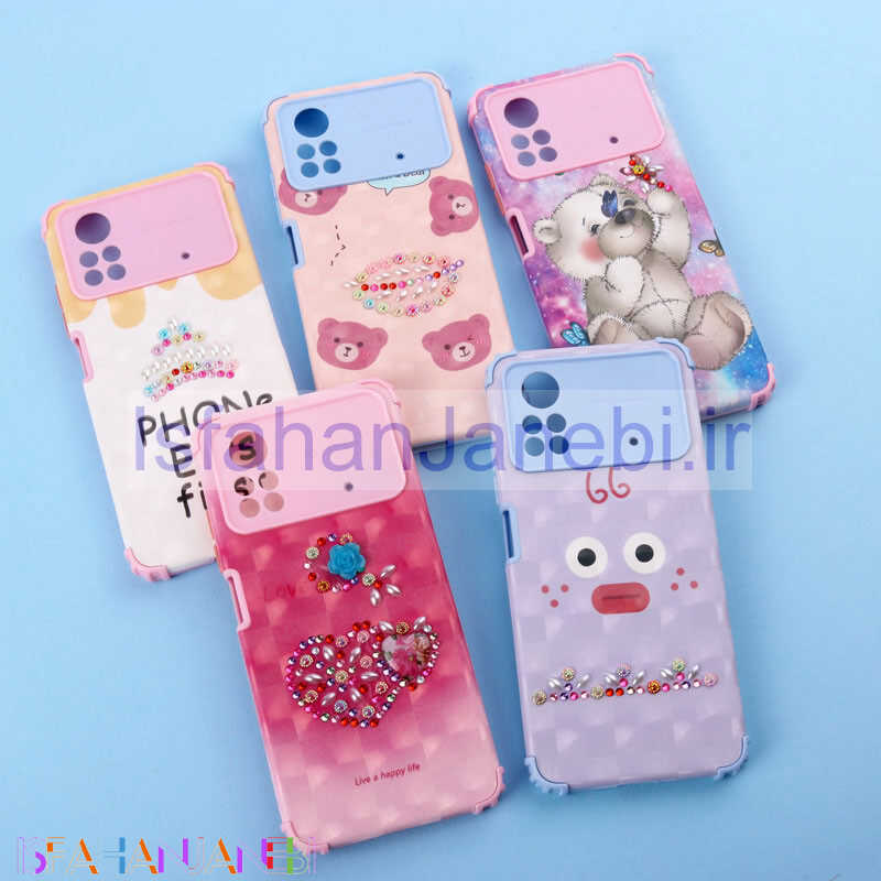 اصفهان جانبی-قاب فانتزی نگین دار کپسولی محافظ لنزدار Xiaomi Poco X4 Pro 5G