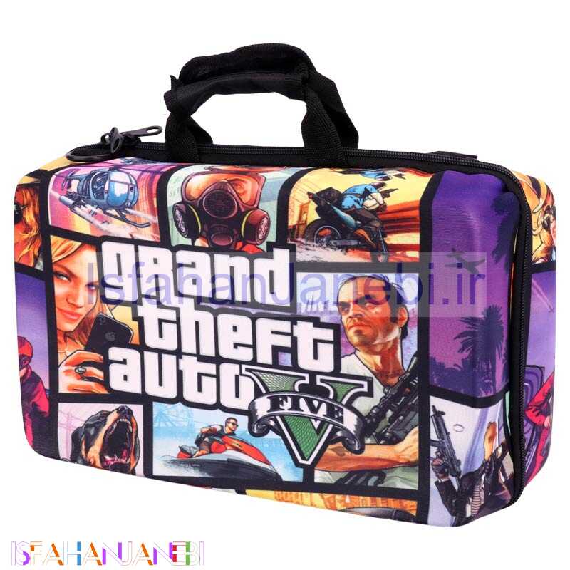 اصفهان جانبی-کیف کنسول بازی XBOX Series S طرح GTA کد 2