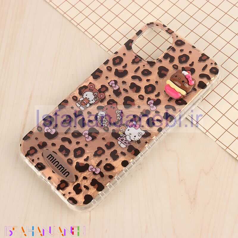 اصفهان جانبی-قاب IMD آیفون iPhone 11 طرح Kitty برجسته براق