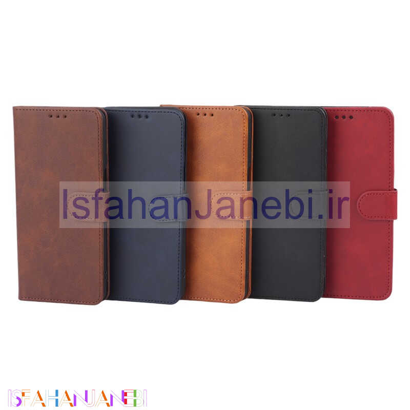 اصفهان جانبی-کیف چرمی مگنتی محافظ لنزدار Xiaomi Redmi Note 9s / Note 9 Pro / Note 10 Lite