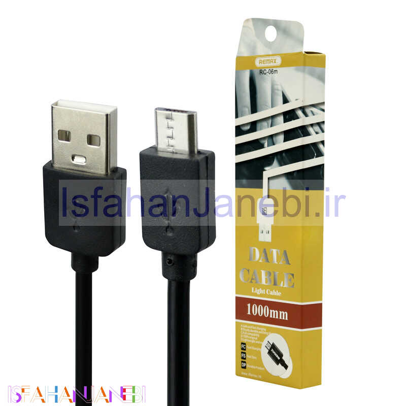 اصفهان جانبی-کابل میکرو یو اس بی Remax RC-06m 2A 1m