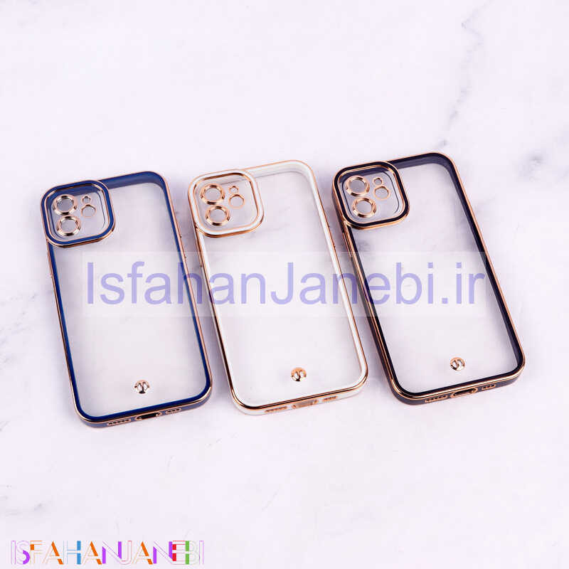 اصفهان جانبی-قاب Space آیفون iPhone 12 دور رنگی محافظ لنزدار