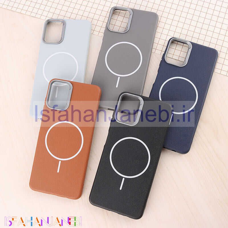 اصفهان جانبی-قاب چرمی ژله ای سامسونگ Galaxy A06 طرح مگ سیف