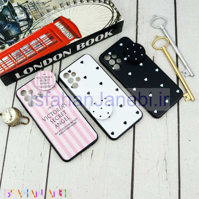 اصفهان جانبی-قاب فانتزی طرحدار دخترانه محافظ لنزدار + پاپ سوکت Samsung Galaxy A13 4G سری R